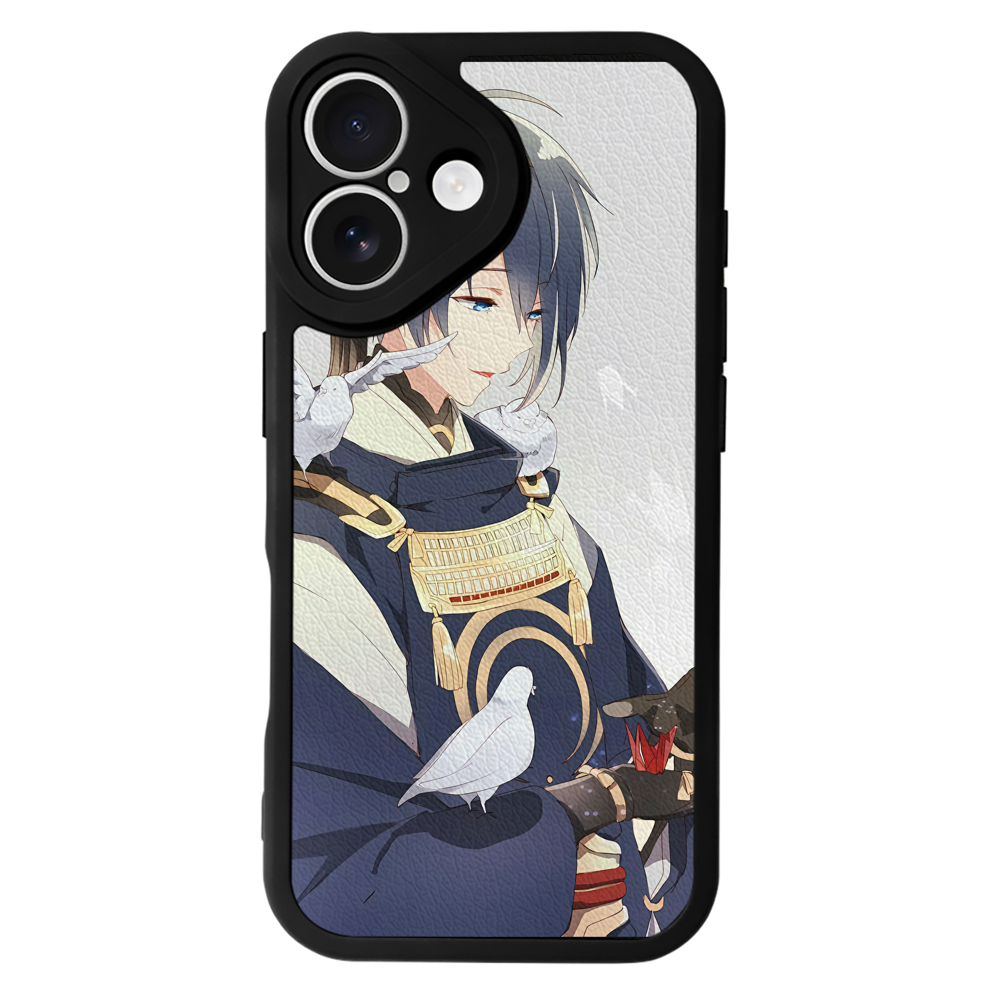（画像用） 刀剣乱舞 Touken Ranbu 【iPhone 16シリーズ対応】シリコンスマホケース（レザー調） 材質：シリコン